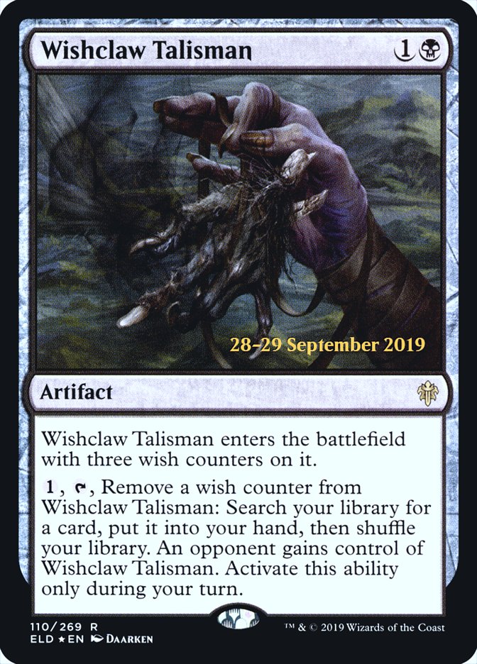 Wishclaw Talisman [Throne of Eldraine Prerelease Promos] | Good Games Cannington