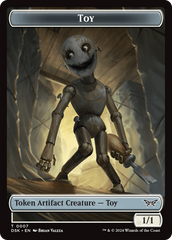 Toy // Spider Double-Sided Token [Duskmourn: House of Horror Tokens] | Good Games Cannington