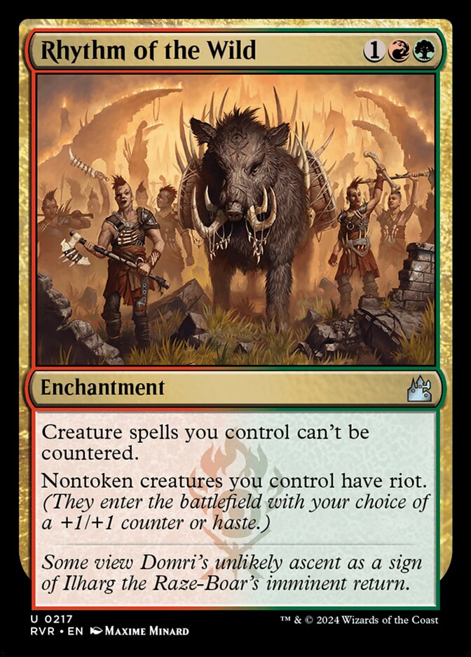 Rhythm of the Wild 217 (Ravnica Remastered)  | Good Games Cannington