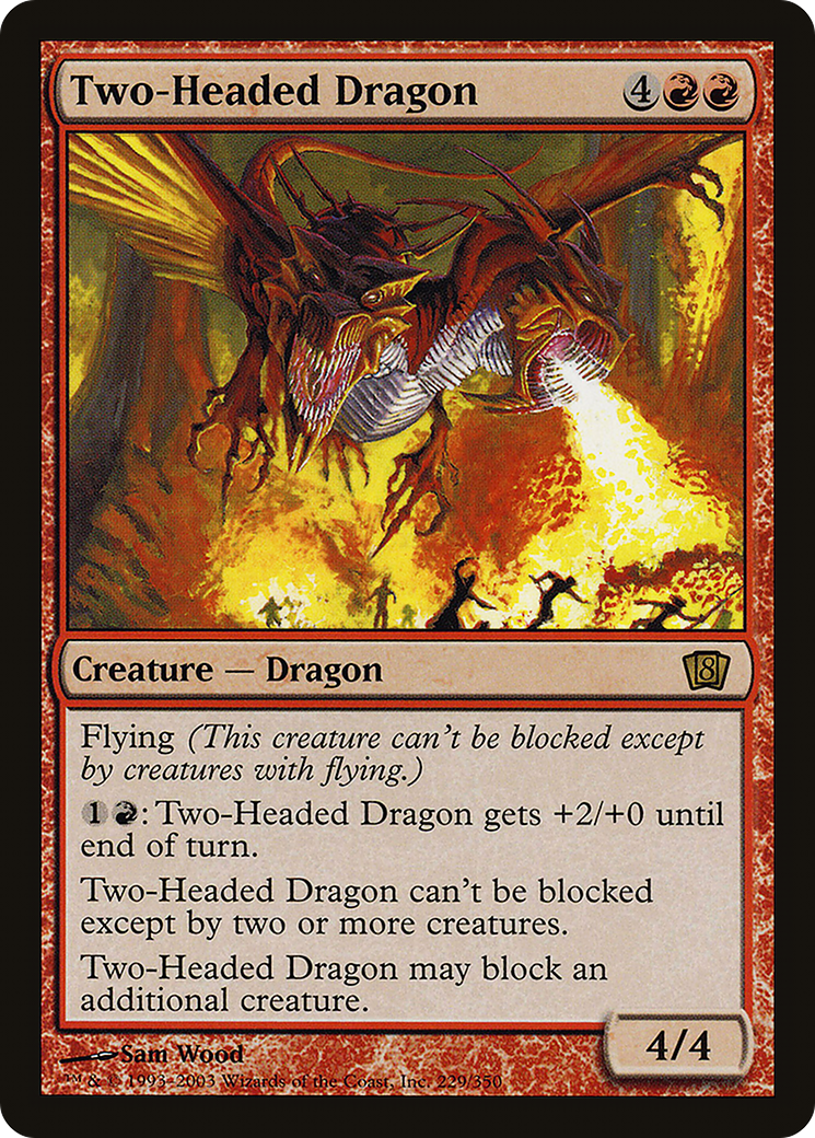Two-Headed Dragon (E3 2003) [Oversize Cards] | Good Games Cannington