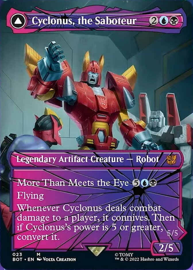 Cyclonus, the Saboteur // Cyclonus, Cybertronian Fighter (Shattered Glass) [Transformers] | Good Games Cannington