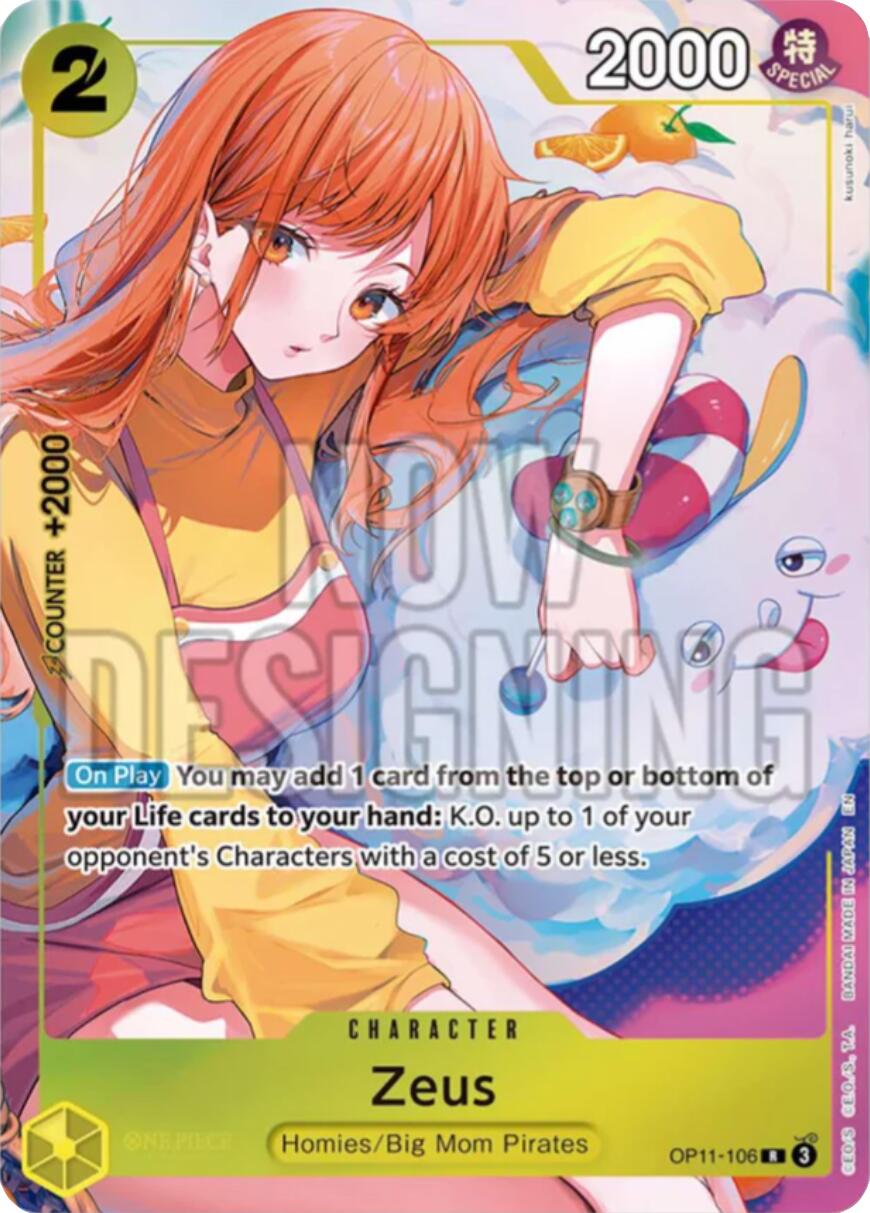 Zeus (Official Playmat - Bandai Card Games Fest 24-25 Edition) [One Piece Promotion Cards] | Good Games Cannington