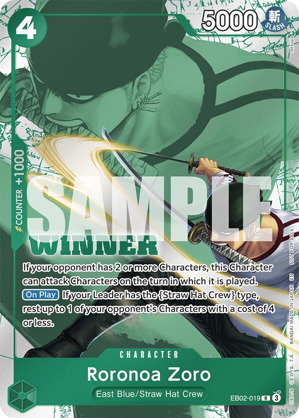 Roronoa Zoro (Winner Pack 2025 Vol. 3) [One Piece Promotion Cards] | Good Games Cannington