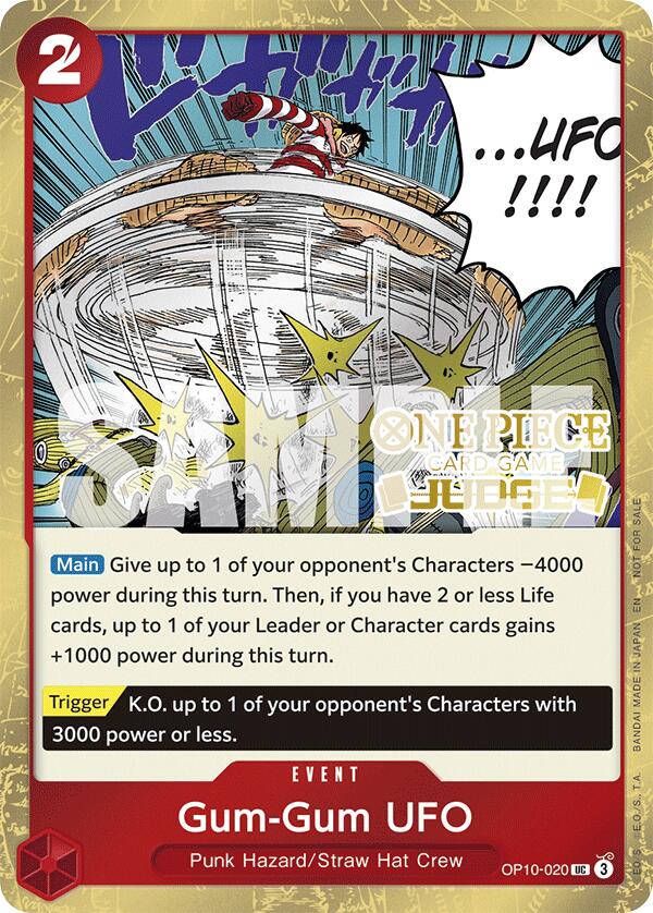 Gum-Gum UFO (Judge Pack Vol. 6) [One Piece Promotion Cards] | Good Games Cannington