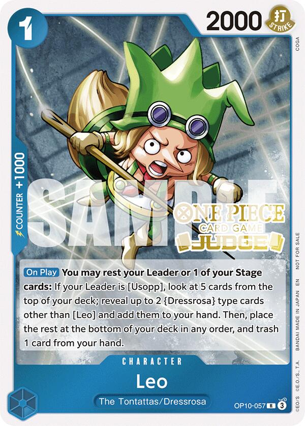 Leo (Judge Pack Vol. 6) [One Piece Promotion Cards] | Good Games Cannington