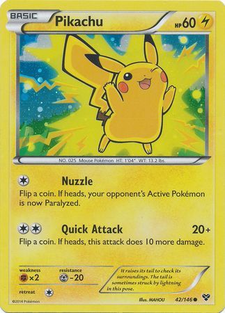 Pikachu (42/146) (2014 Movie Promo) [Miscellaneous Cards] | Good Games Cannington