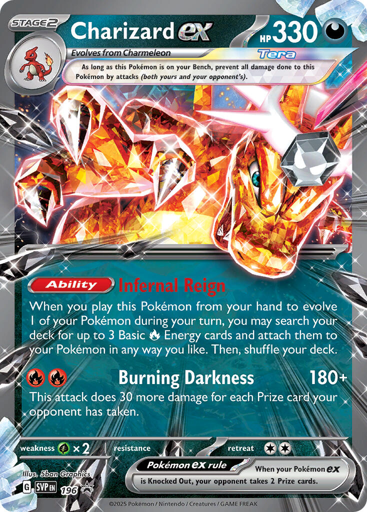 Charizard EX (196) [Scarlet & Violet: Black Star Promos] | Good Games Cannington