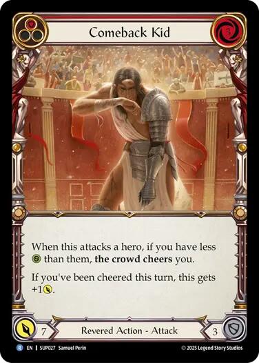 Comeback Kid (Red) [SUP027] (Super Slam) | Good Games Cannington