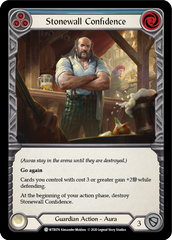 Stonewall Confidence (Blue) [U-WTR074] (Welcome to Rathe Unlimited)  Unlimited Rainbow Foil | Good Games Cannington