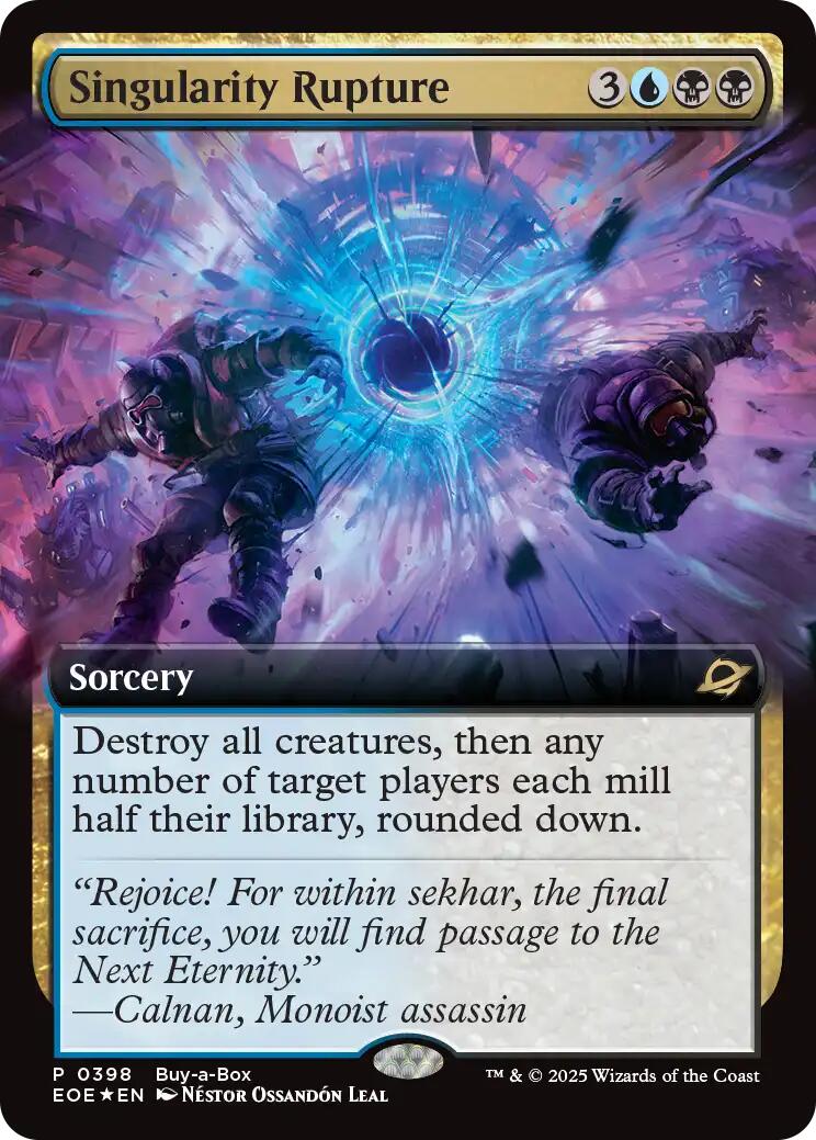 Singularity Rupture (Extended Art) (Buy-A-Box) [Edge of Eternities] | Good Games Cannington