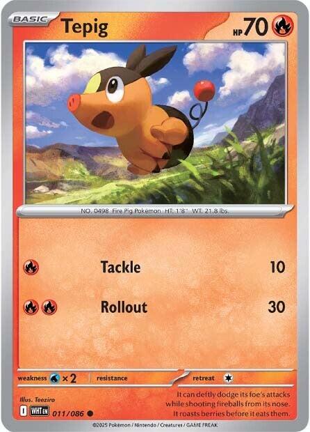 Tepig (011/086) [Scarlet & Violet: White Flare] | Good Games Cannington