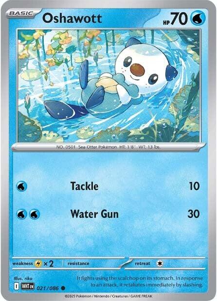 Oshawott (021/086) [Scarlet & Violet: White Flare] | Good Games Cannington