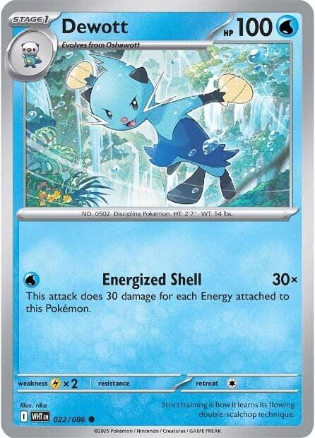 Dewott (022/086) [Scarlet & Violet: White Flare] | Good Games Cannington