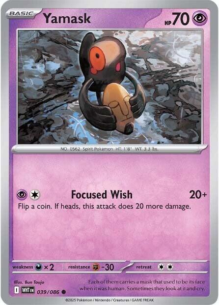 Yamask (039/086) [Scarlet & Violet: White Flare] | Good Games Cannington