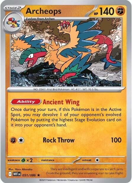 Archeops (051/086) [Scarlet & Violet: White Flare] | Good Games Cannington