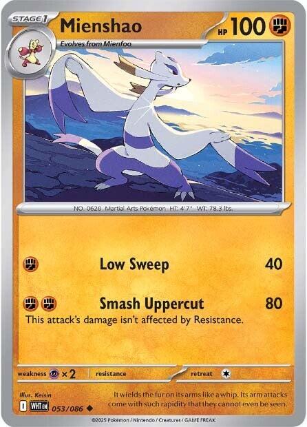 Mienshao (053/086) [Scarlet & Violet: White Flare] | Good Games Cannington