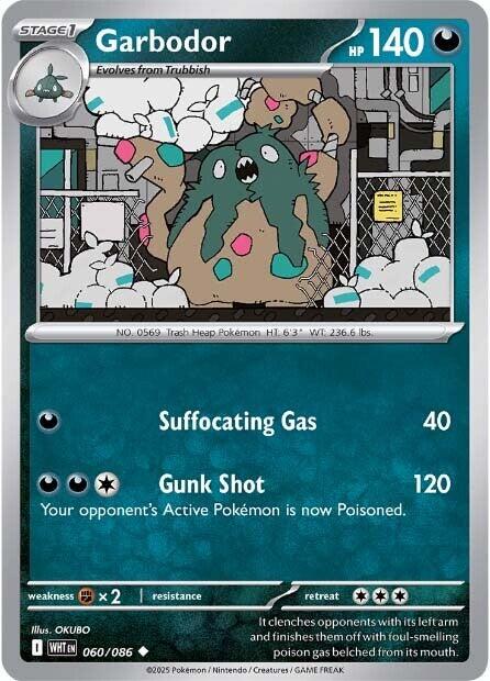 Garbodor (060/086) [Scarlet & Violet: White Flare] | Good Games Cannington