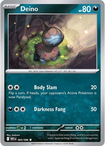 Deino (065/086) [Scarlet & Violet: White Flare] | Good Games Cannington