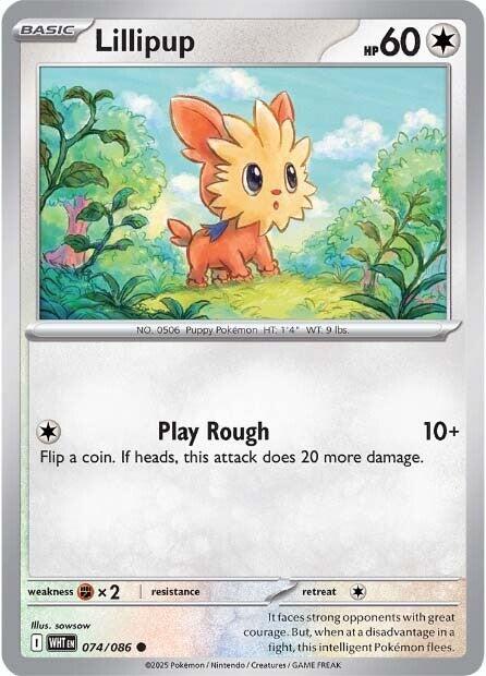 Lillipup (074/086) [Scarlet & Violet: White Flare] | Good Games Cannington