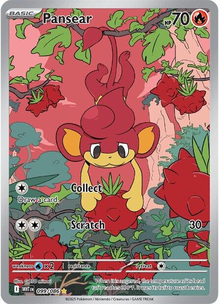 Pansear (099/086) [Scarlet & Violet: White Flare] | Good Games Cannington