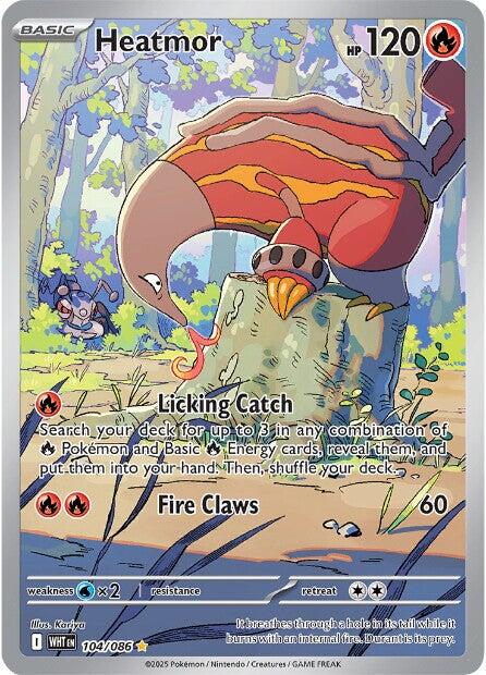 Heatmor (104/086) [Scarlet & Violet: White Flare] | Good Games Cannington