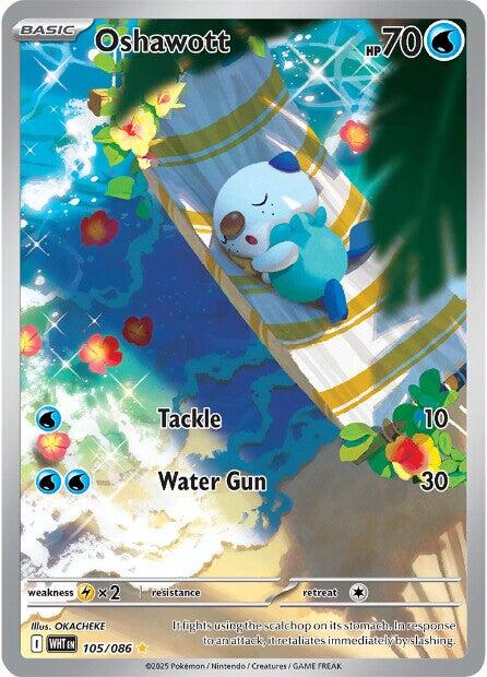 Oshawott (105/086) [Scarlet & Violet: White Flare] | Good Games Cannington