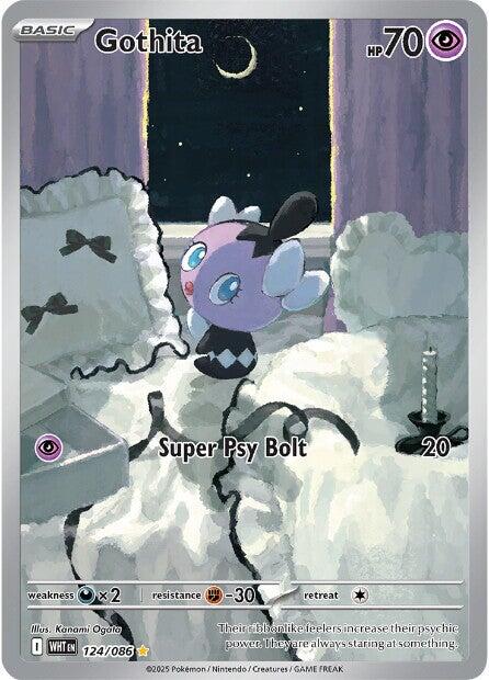 Gothita (124/086) [Scarlet & Violet: White Flare] | Good Games Cannington