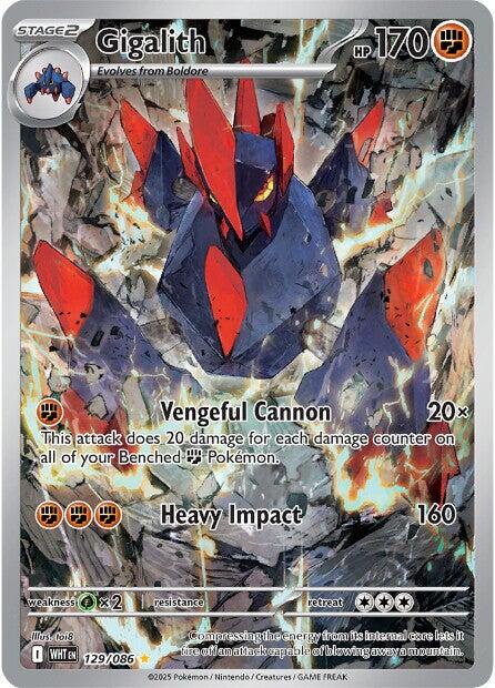 Gigalith (129/086) [Scarlet & Violet: White Flare] | Good Games Cannington