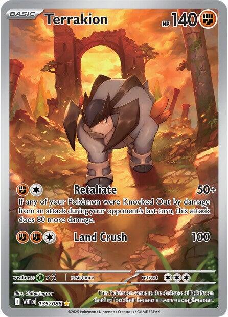 Terrakion (135/086) [Scarlet & Violet: White Flare] | Good Games Cannington