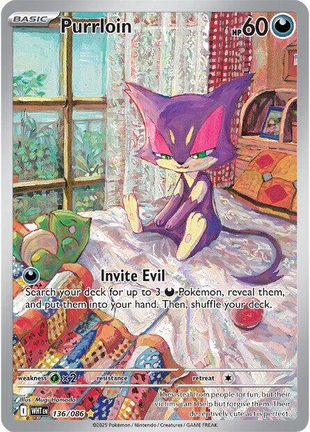 Purrloin (136/086) [Scarlet & Violet: White Flare] | Good Games Cannington