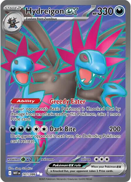 Hydreigon ex (161/086) [Scarlet & Violet: White Flare] | Good Games Cannington