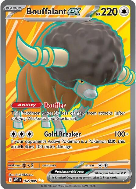 Bouffalant ex (162/086) [Scarlet & Violet: White Flare] | Good Games Cannington