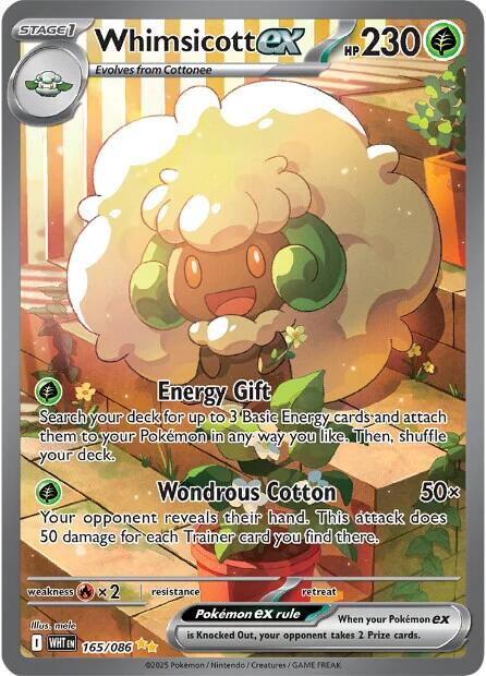 Whimsicott ex (165/086) [Scarlet & Violet: White Flare] | Good Games Cannington