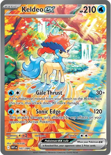 Keldeo ex (167/086) [Scarlet & Violet: White Flare] | Good Games Cannington