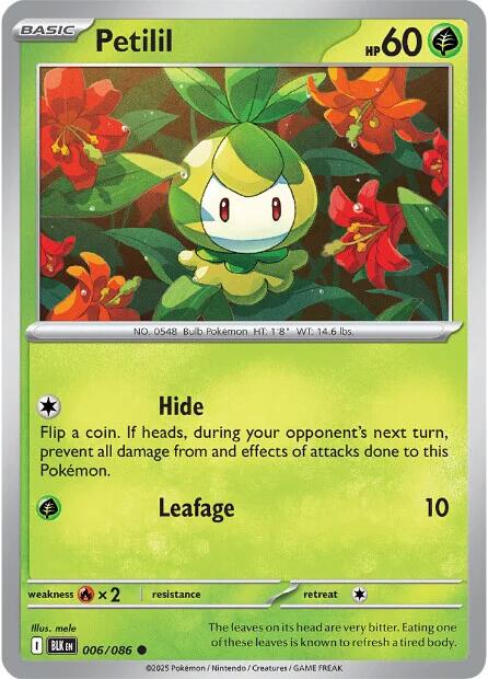 Petilil (006/086) [Scarlet & Violet: Black Bolt] | Good Games Cannington