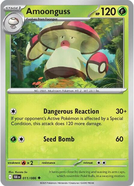 Amoonguss (011/086) [Scarlet & Violet: Black Bolt] | Good Games Cannington