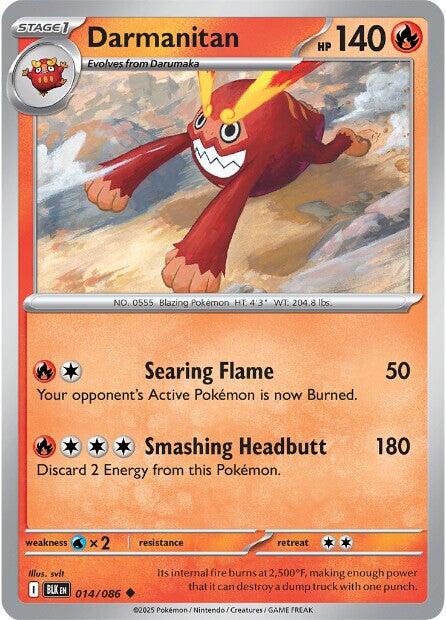 Darmanitan (014/086) [Scarlet & Violet: Black Bolt] | Good Games Cannington