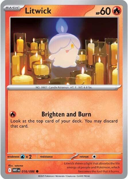 Litwick (016/086) [Scarlet & Violet: White Flare] | Good Games Cannington
