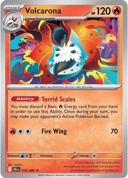 Volcarona (016/086) [Scarlet & Violet: Black Bolt] | Good Games Cannington