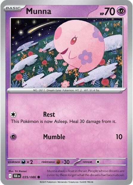 Munna (035/086) [Scarlet & Violet: Black Bolt] | Good Games Cannington