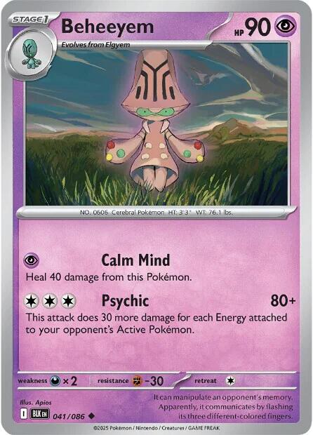 Beheeyem (041/086) [Scarlet & Violet: Black Bolt] | Good Games Cannington
