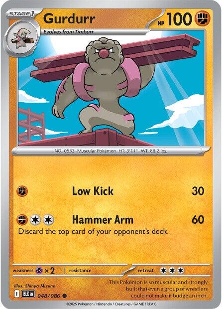 Gurdurr (048/086) [Scarlet & Violet: Black Bolt] | Good Games Cannington