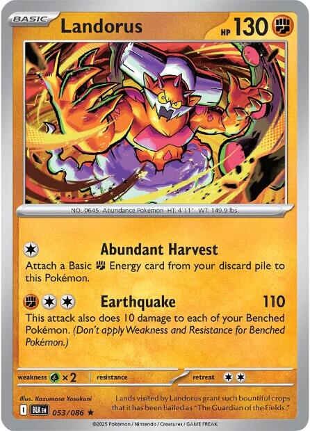 Landorus (053/086) [Scarlet & Violet: Black Bolt] | Good Games Cannington