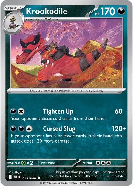 Krookodile (059/086) [Scarlet & Violet: Black Bolt] | Good Games Cannington
