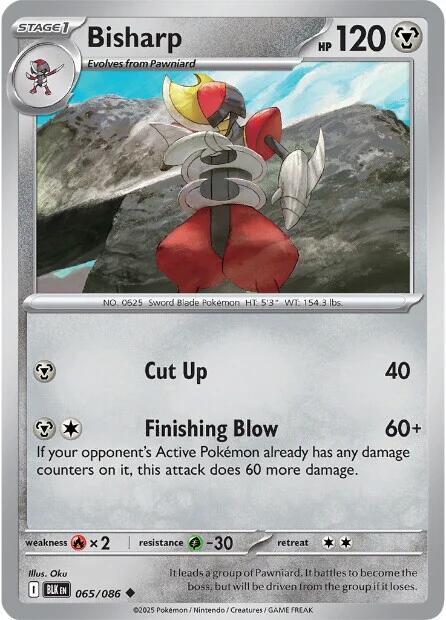 Bisharp (065/086) [Scarlet & Violet: Black Bolt] | Good Games Cannington
