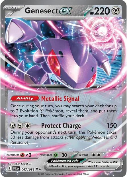 Genesect ex (067/086) [Scarlet & Violet: Black Bolt] | Good Games Cannington
