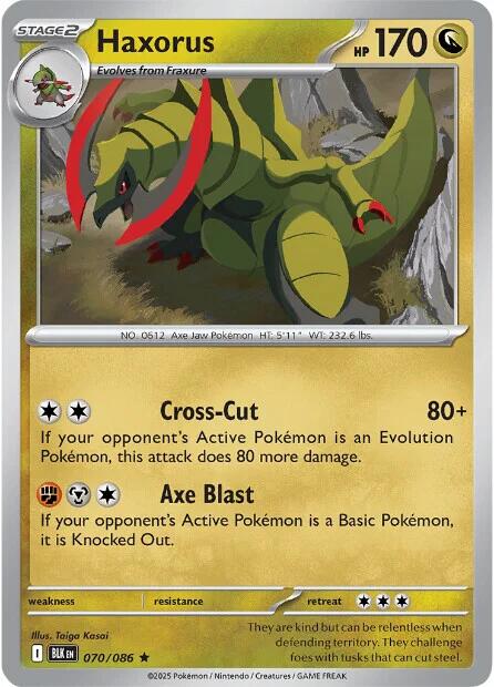 Haxorus (070/086) [Scarlet & Violet: Black Bolt] | Good Games Cannington