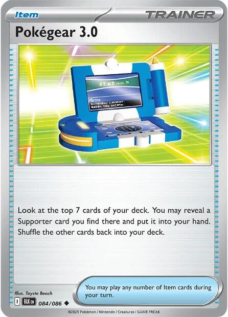 Pokegear 3.0 (084/086) [Scarlet & Violet: Black Bolt] | Good Games Cannington