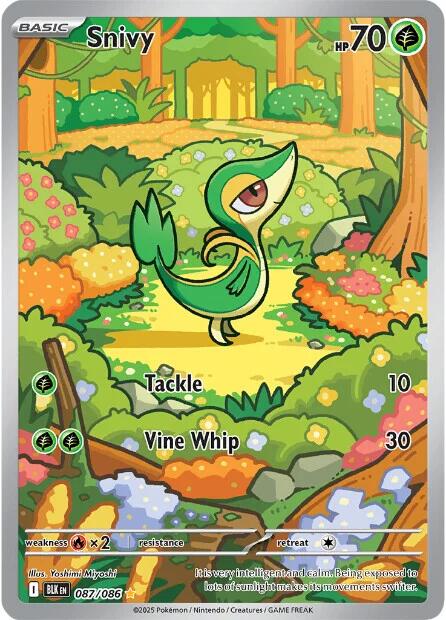 Snivy (087/086) [Scarlet & Violet: Black Bolt] | Good Games Cannington