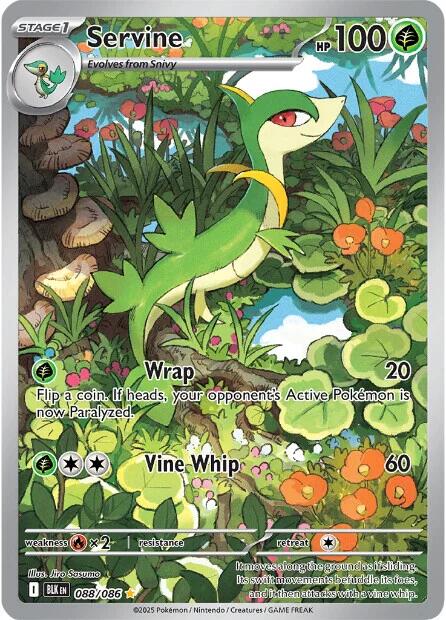 Servine (088/086) [Scarlet & Violet: Black Bolt] | Good Games Cannington